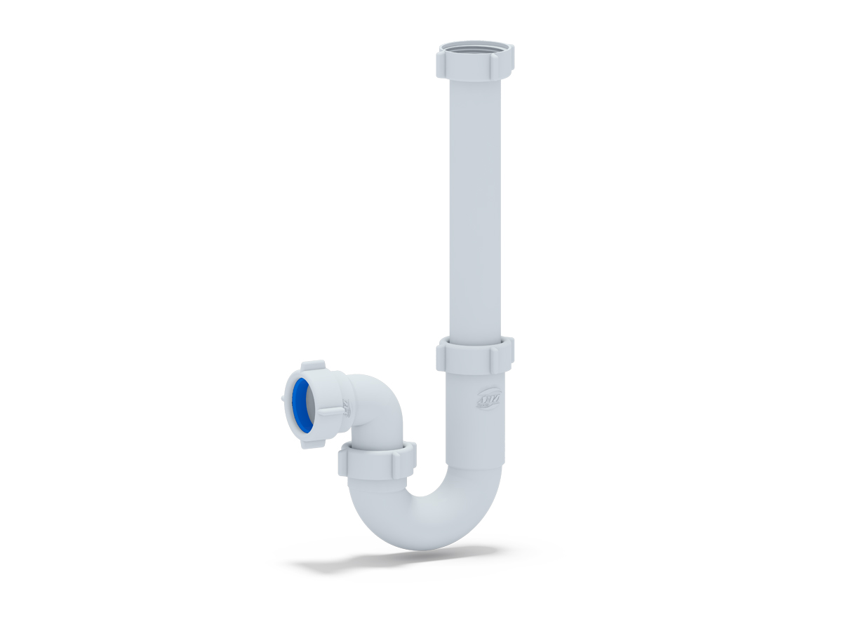 Сифон для раковины АНИ Пласт DB1020 1 1/4 дюйма 32 прямоточный без выпуска