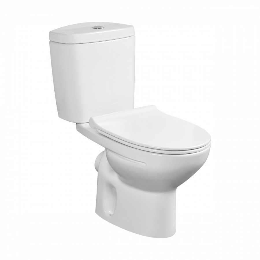 VICTORIA Сиденье и крышка для унитаза, дюропласт.,тонкое , с механизмом мягкого закрыв. ROCA