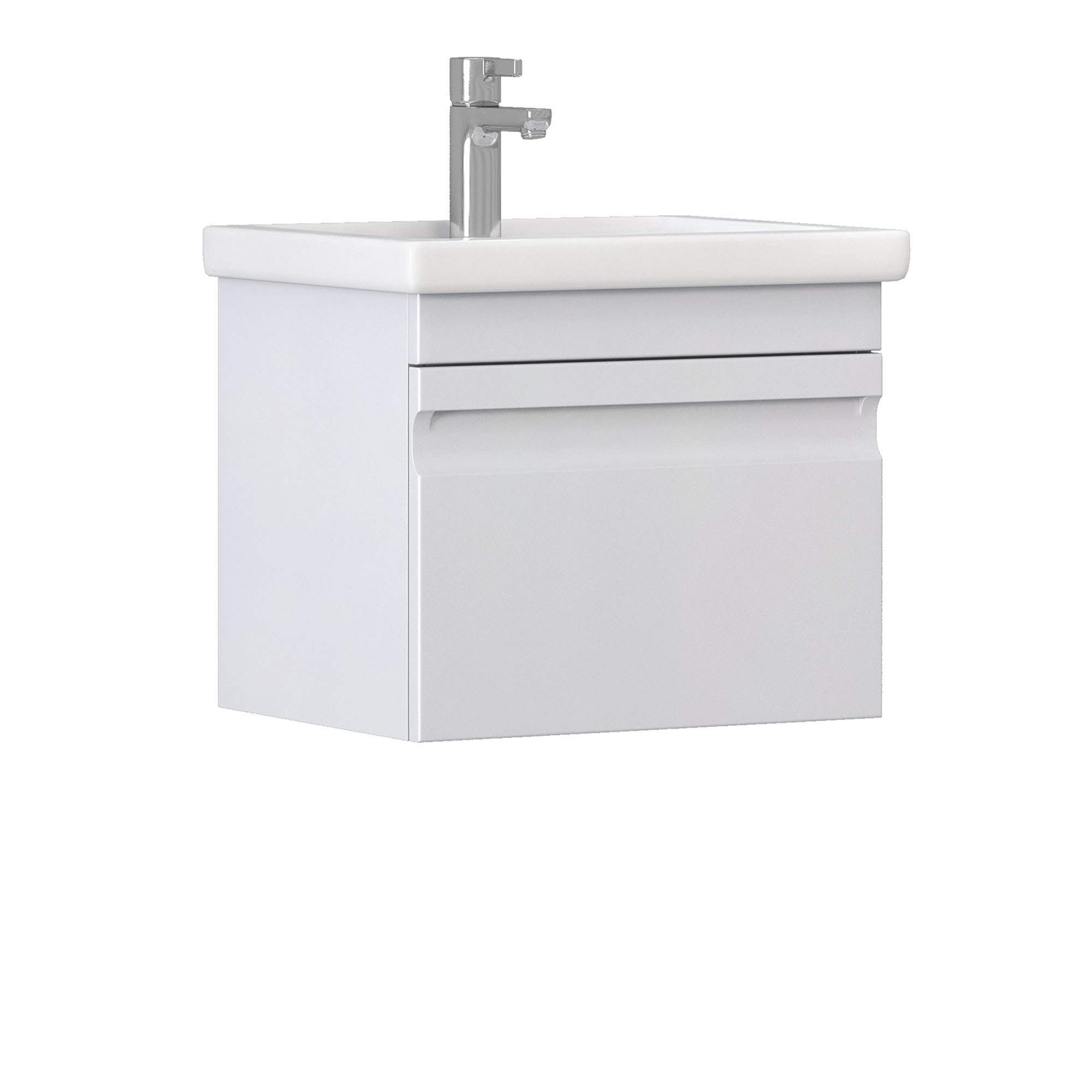 Тумба под раковину VIGO Holly 50 подвесная белый (038)