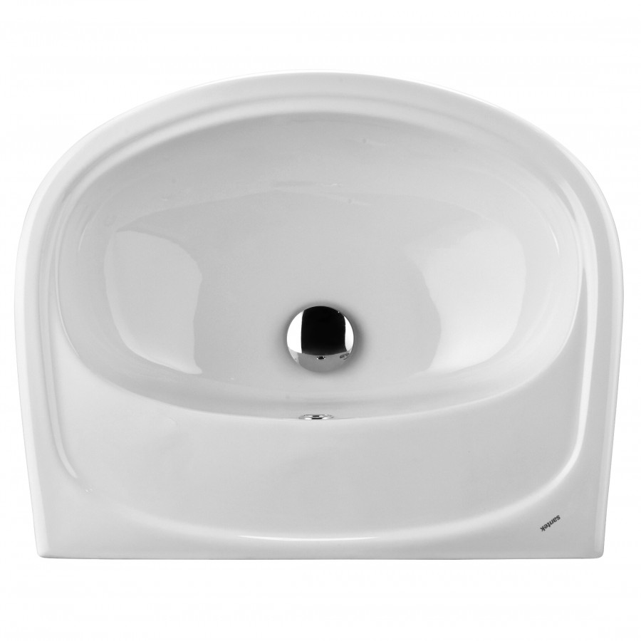 АНИМО Умывальник б/отв. 55 см.,хр.кольцо, крепление, САНТЕК