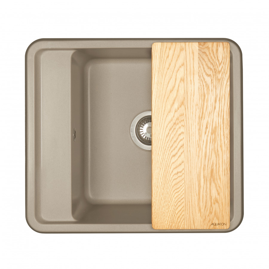 Мойка для кухни  Беллис 57 570x510x250 мм, прямоуг., серый шелк