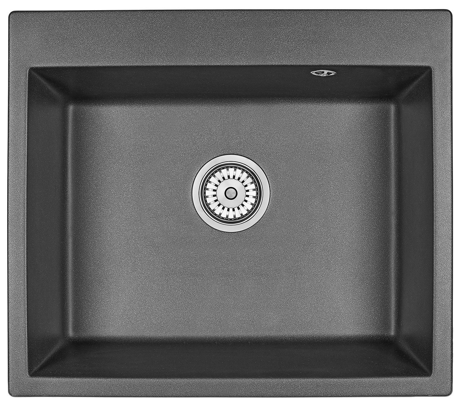Кухонная мойка GRANULA (6001, ЧЕРНЫЙ)