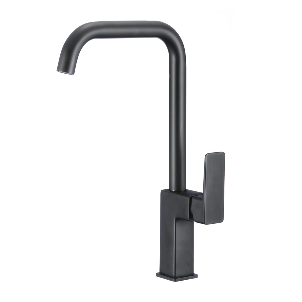 Смеситель для кухни черный NARCIS, NAR06-150BL-25432