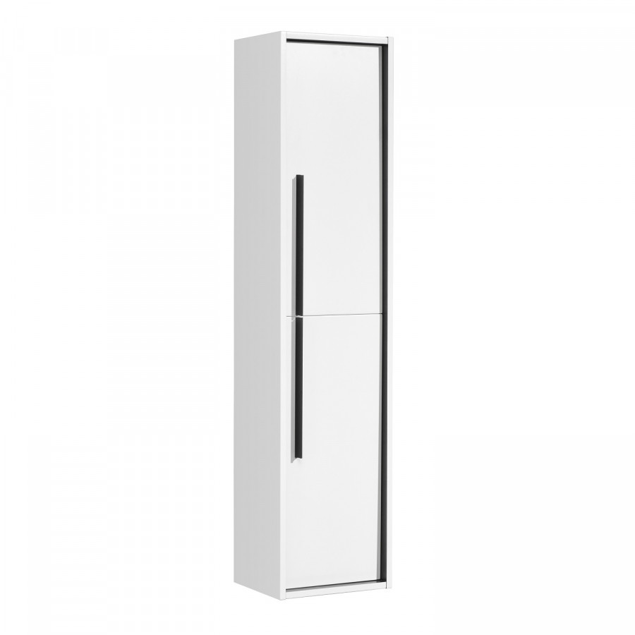 Шкаф-колонна РИВЬЕРА 30, подвесная, белая