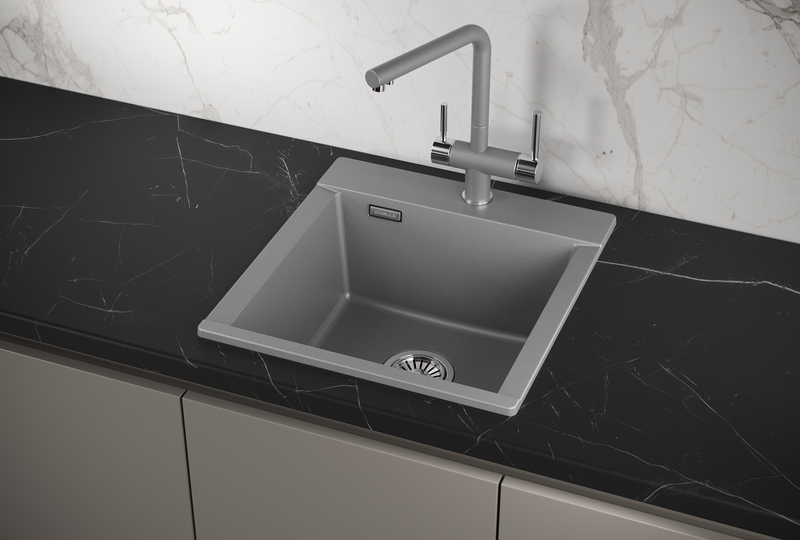 Кухонная мойка GRANULA (4701, АЛЮМИНИУМ)