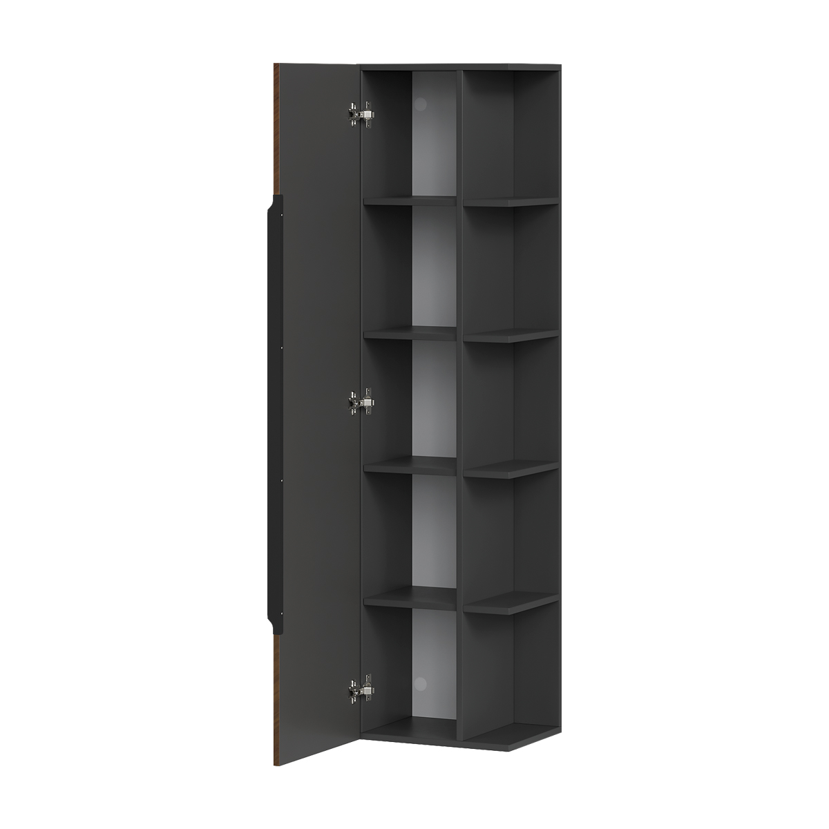 Пенал EQUIL подвесной универсальный Forest 40.R/L орех/графит