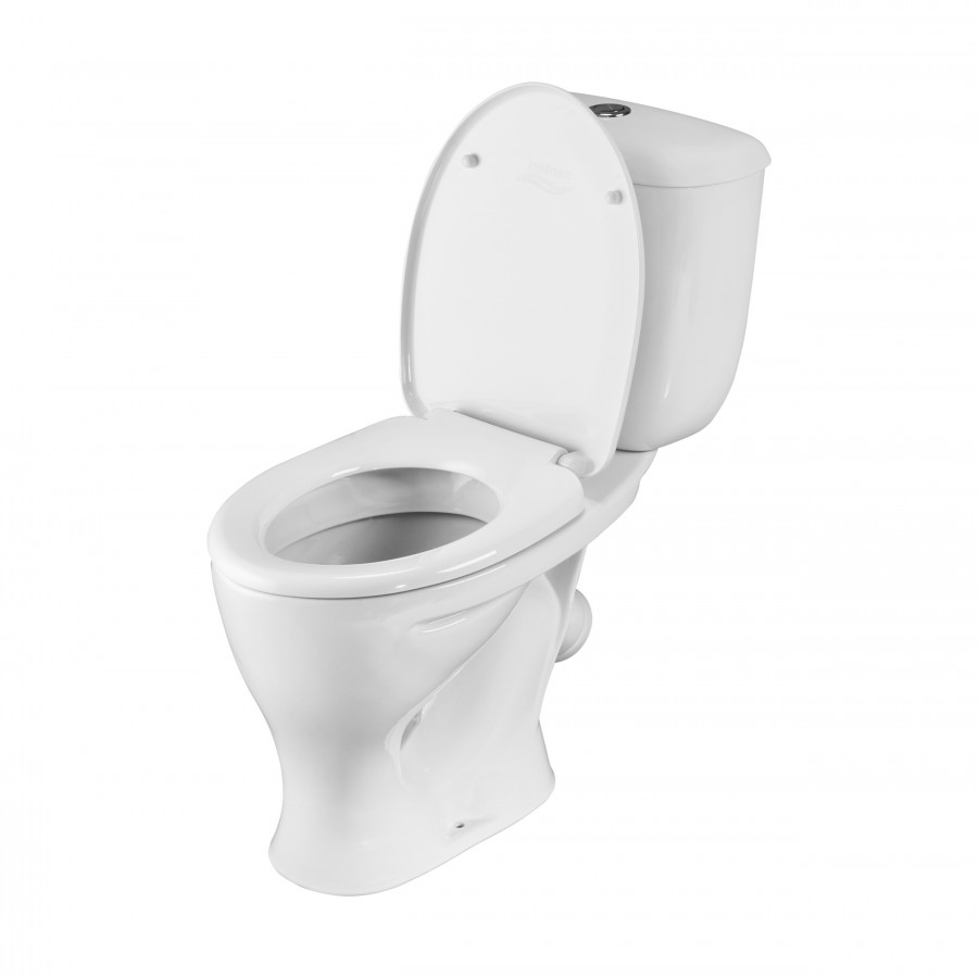 Унитаз-компакт "Воротынский" косой выпуск, н/п.,с кнопочной арматурой и сиденьем  SANTERI