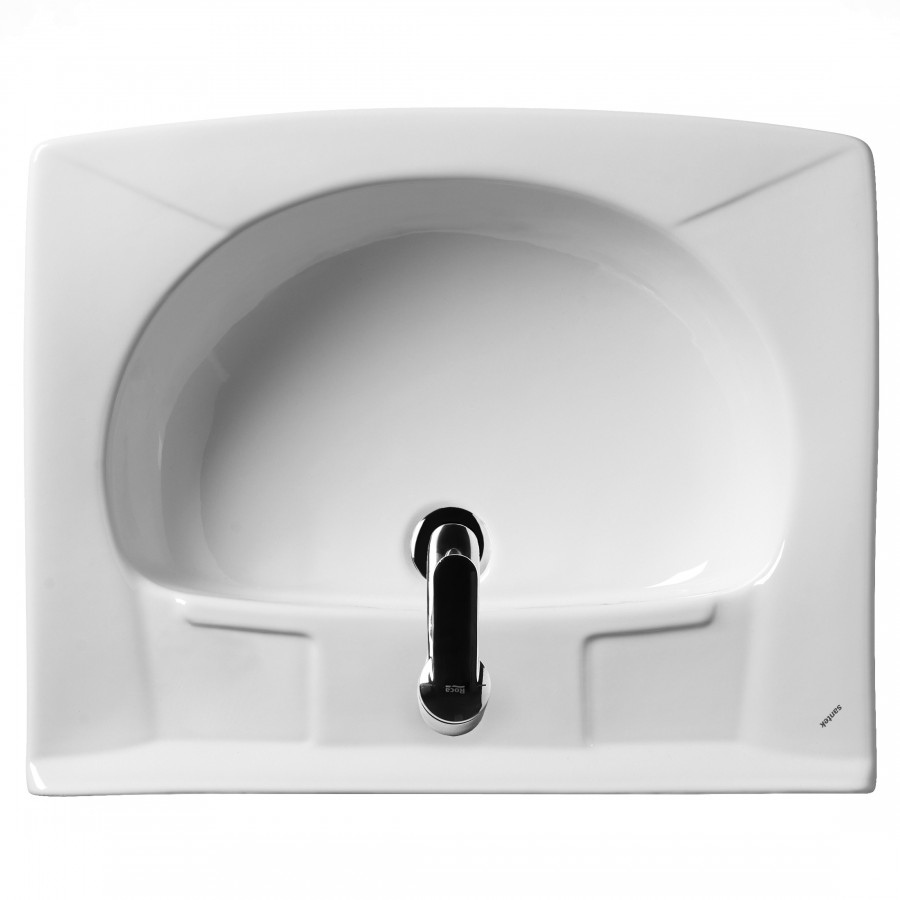 ПИЛОТ Умывальник 50/60 см. над стир.машиной, в компл. крепление, сифон,  САНТЕК