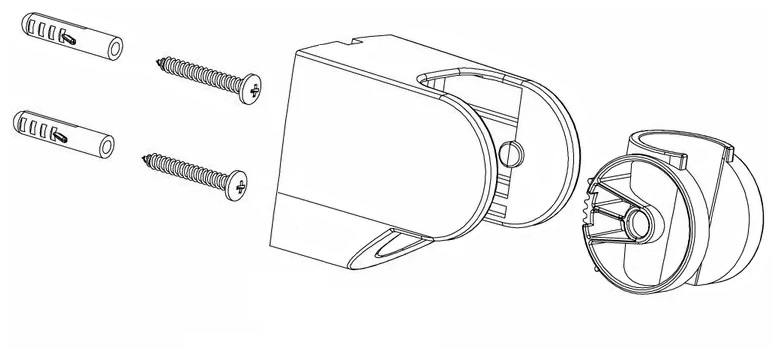 Держатель для лейки ПРОФСАН настенный PSM-1402B (пакет)