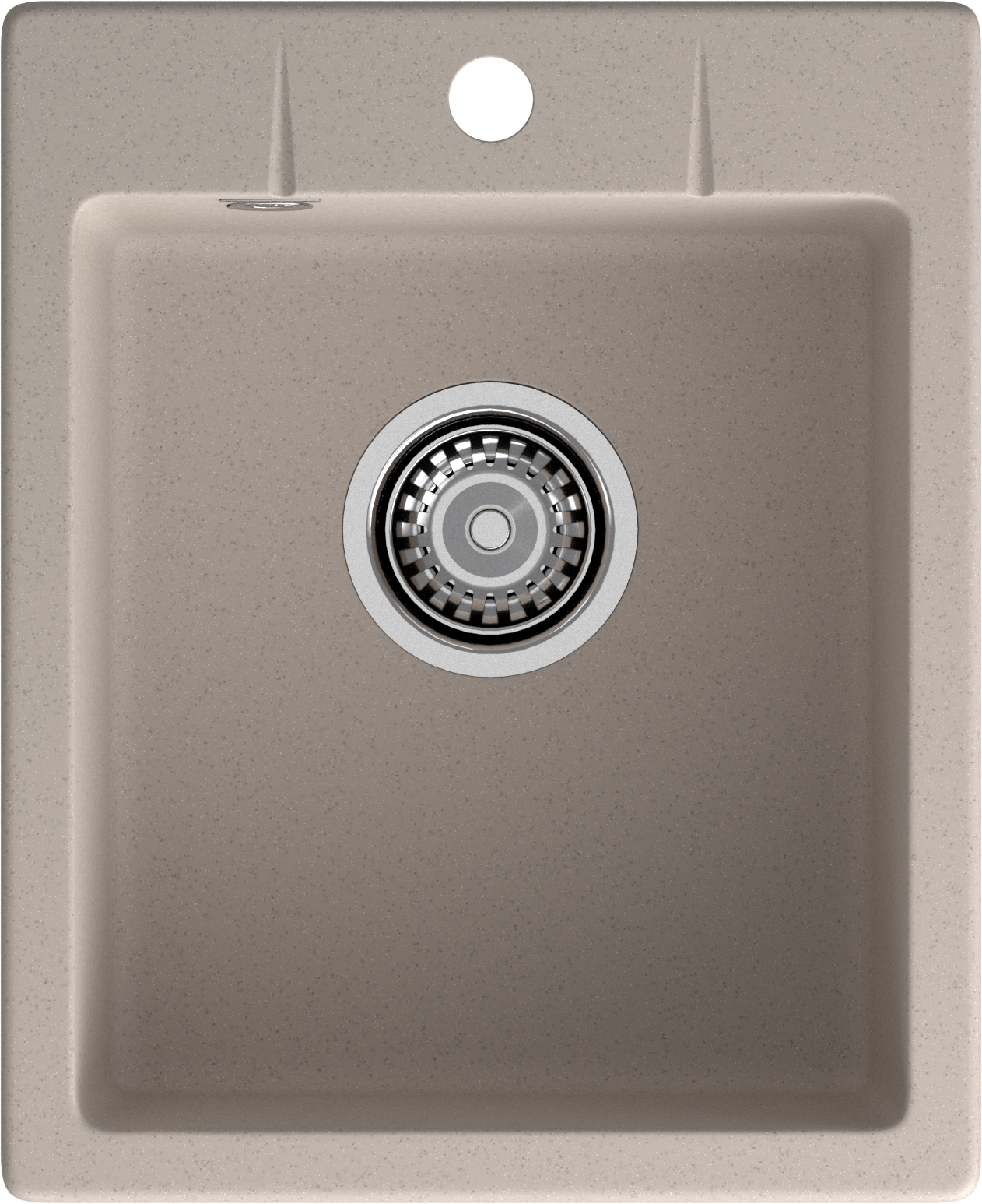 GRANFEST Мойка URBAN 240  1-чаша 400*490мм песочный арт.GF-UR-