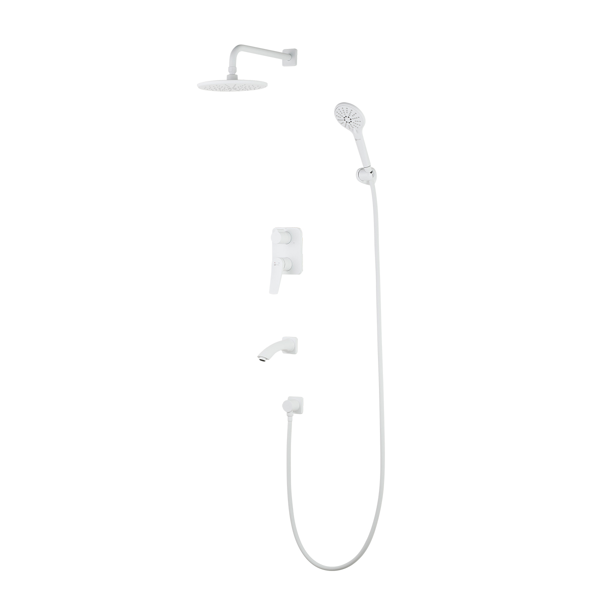 BRONX Смеситель LM3722MW для ванны и душа встраиваемый, LM, LM3722MW