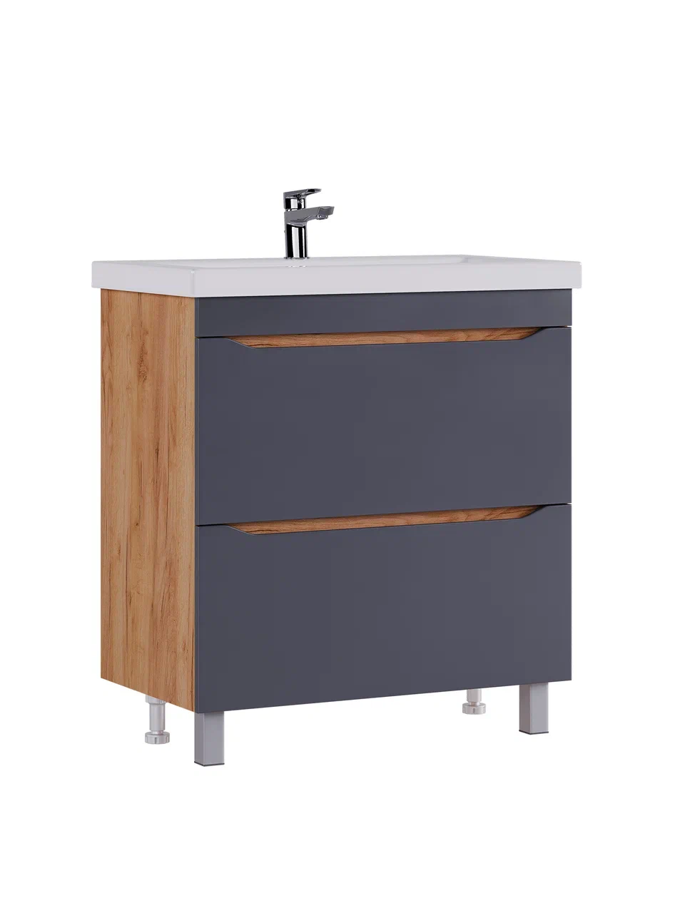 Тумба под раковину VIGO Wave 80 напольная 385 дуб золотой