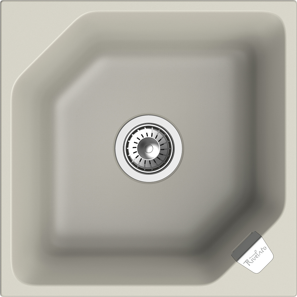 RIVELATO Мойка LOCUS 50  1-чаш 500*500 topazio арт.