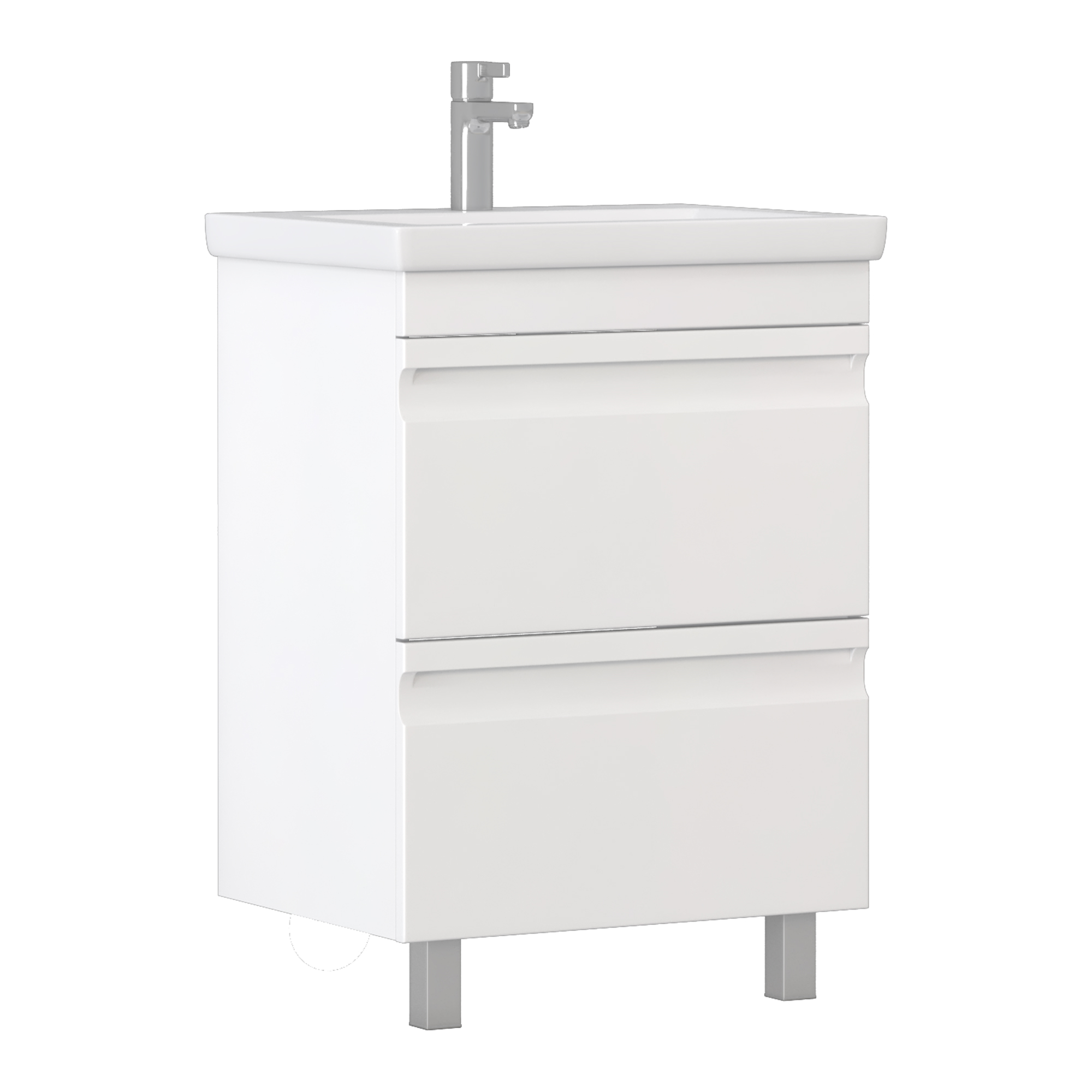 Тумба под раковину VIGO Holly 60 напольная белый (039)