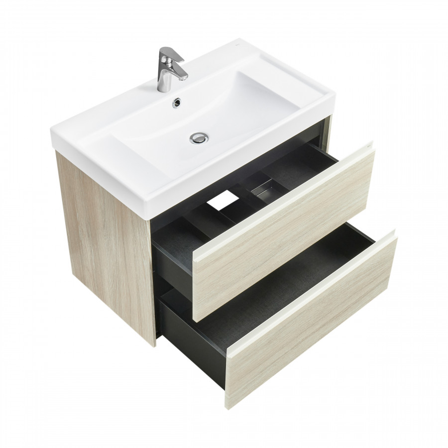 ONA Модуль для раковины 800 мм, 785x450x565 мм, с 2 ящиками, светлый дуб, ROCA