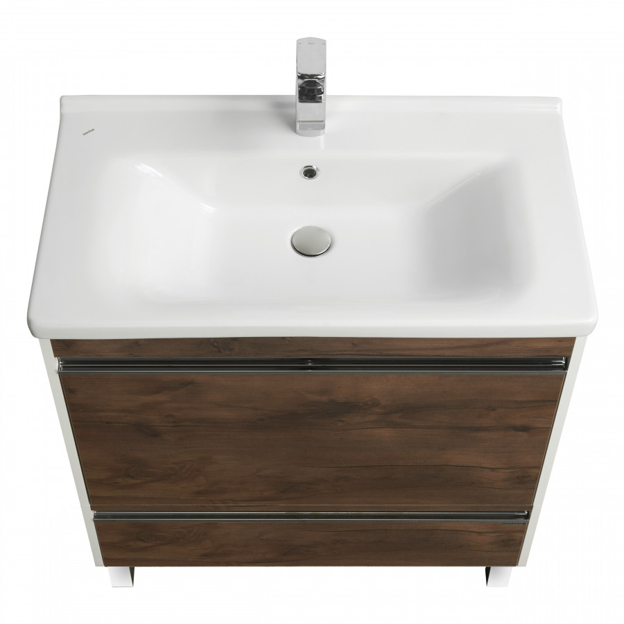 Тумба КАПРИ 80, таксония темная (под раковину МИРАНДА 80)