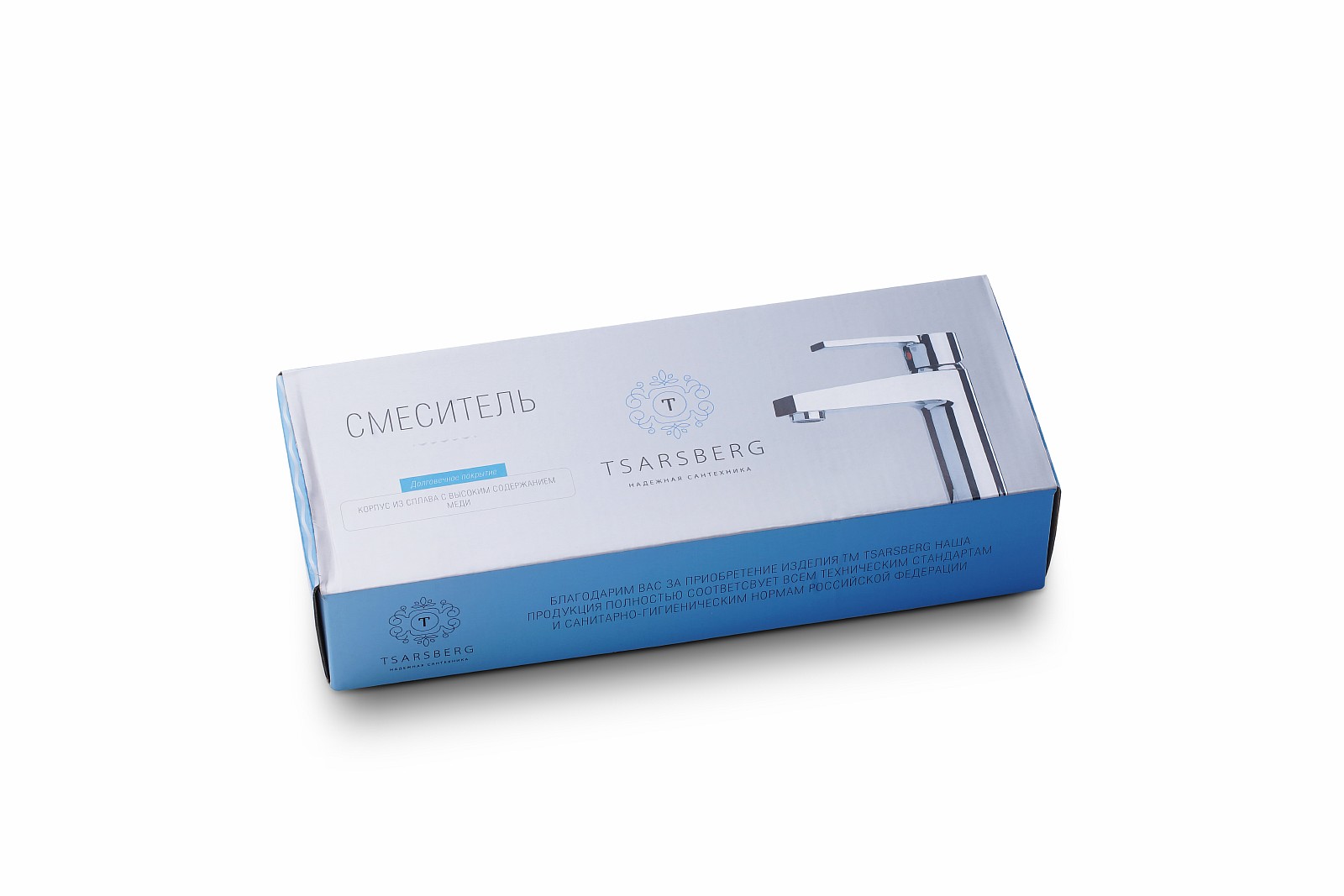 Смеситель для раковины TSARSBERG TSB-615-1202 тип См-УмОЦБА, См-МОЦБА