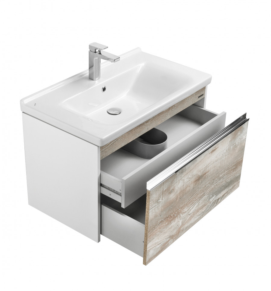 Тумба КАПРИ 80, бетон пайн (под раковину МИРАНДА 80)