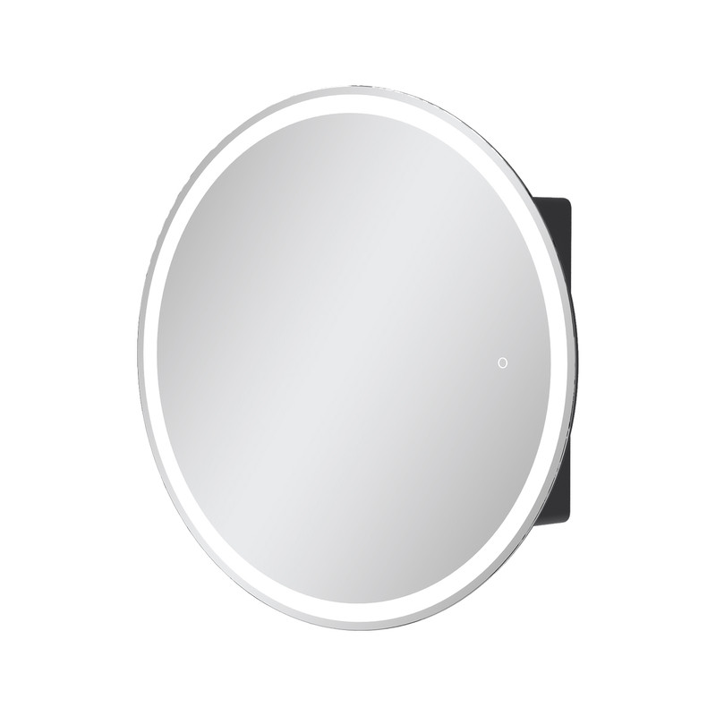 Зеркальный шкаф EQUIL Smile LED D700 подвесной графит софт