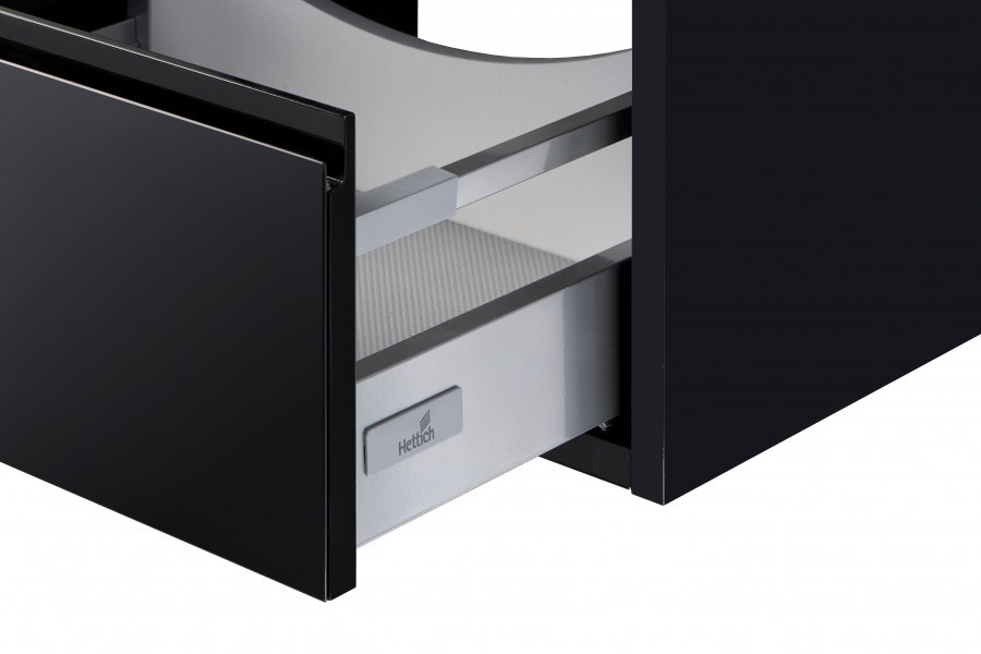 Тумба РИМИНИ 60 new, чер. гл. (под раковину VICTORIA-N 60,VICTORIA-N UNIK 60)