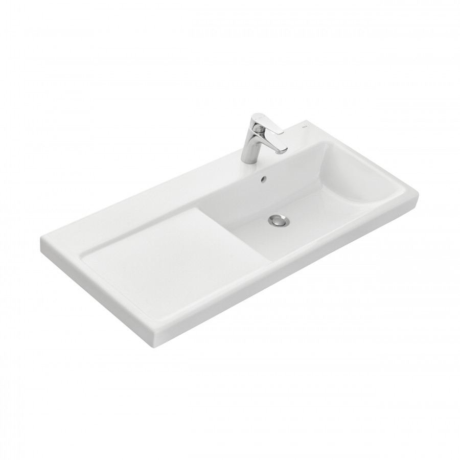 GAP PLUS Мебельная раковина 100, с увеличенной высотой бортика, правая