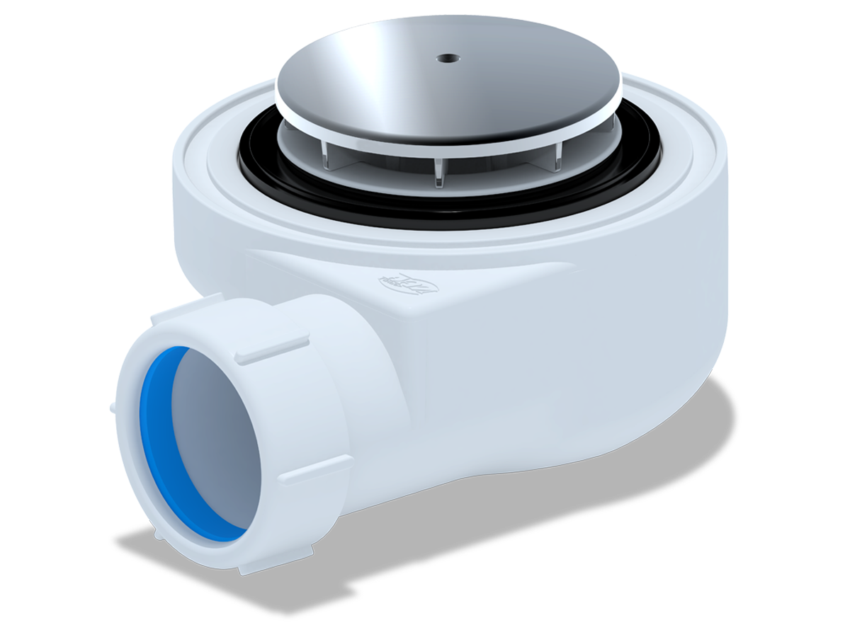 Сифон для душевого поддона АНИ Пласт E450C 1 1/2 дюйма 50 хром