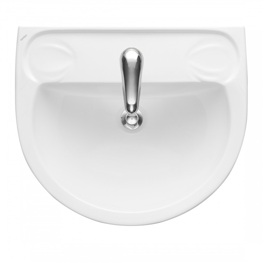 Умывальник "Лотос"58х50см. с отв., 1 сорт SANTERI