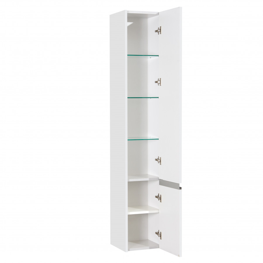 Шкаф-колонна КАПРИ 30, подвесная, правый, белая