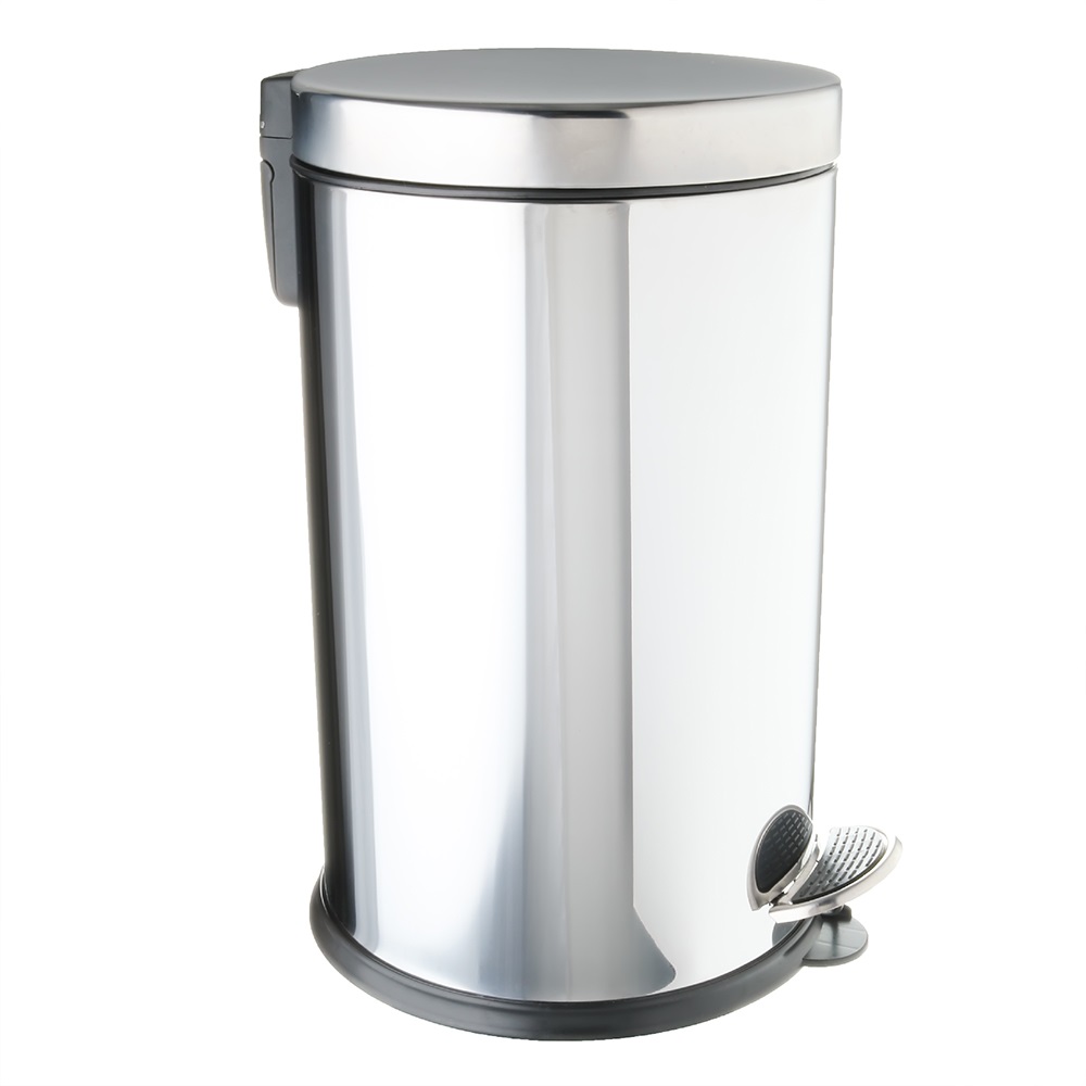 Ведро с крышкой 12 л FIXSEN хром (FX-34024D)