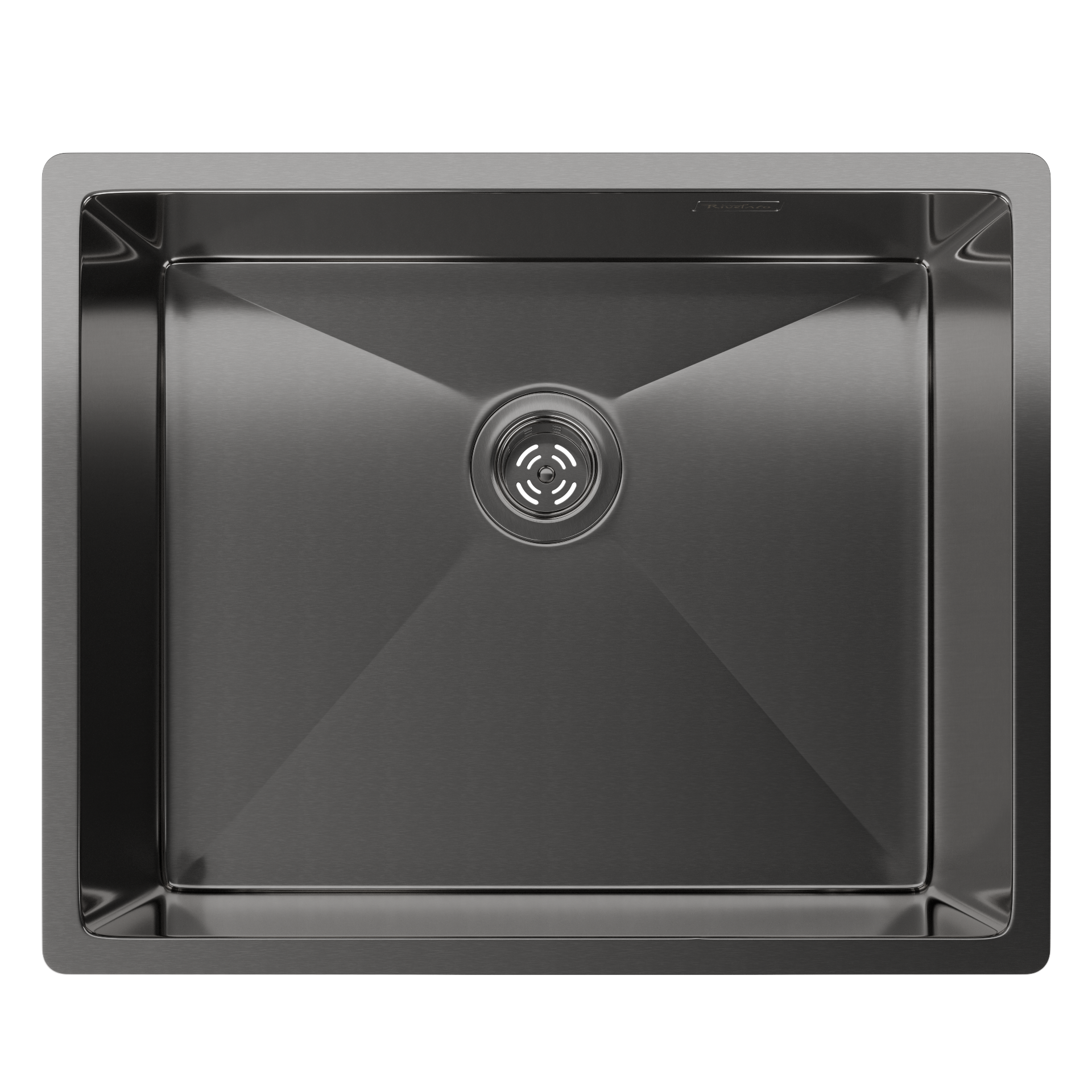 Rivelato Rinox 5444 UN PVD black Мойка нерж.сталь 1 чаша  540*440*200 мм арт.5444 UN PVD black