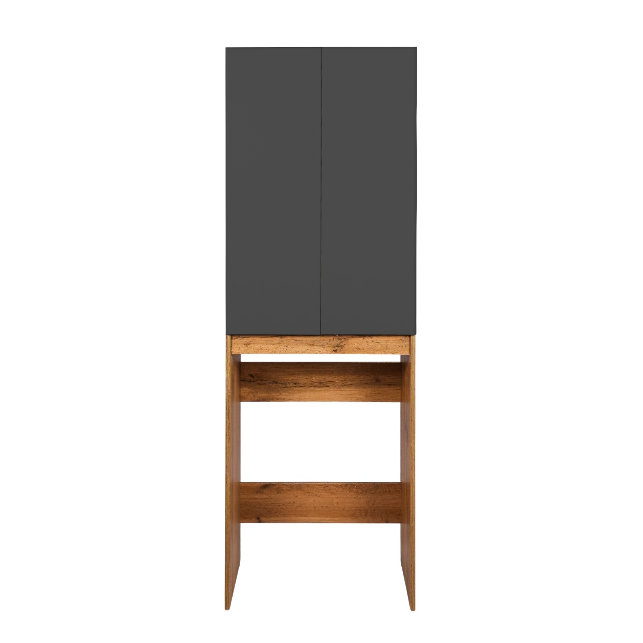 Шкаф для стиральной машины VIANT БОСТОН 65 напольный графит/дуб вотан (VBOS645G-SHSM)