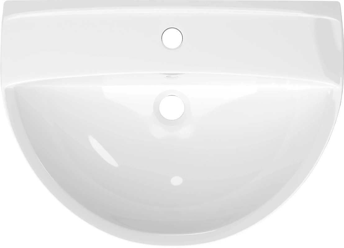 Раковина КЕРАМИН СИМПЛ 55 белый глянец CDB00023550 (4810531137634)