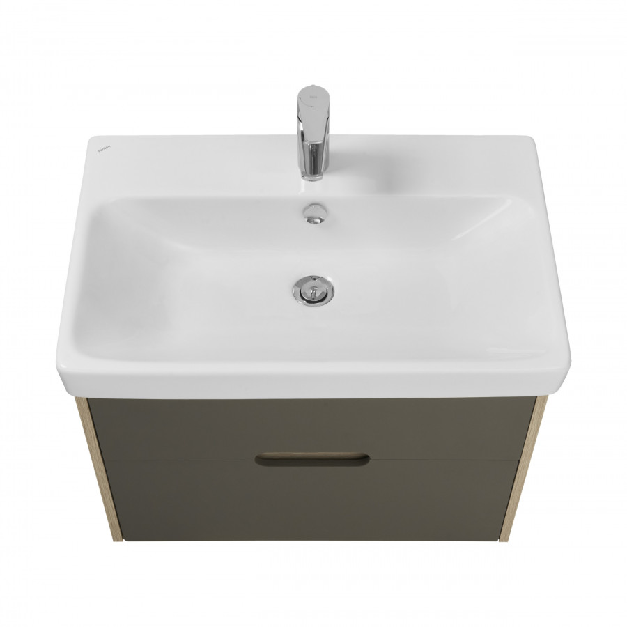 Тумба ОЛИВИЯ 70, грей, дуб ойстер (под раковину АДРИАНА 70)