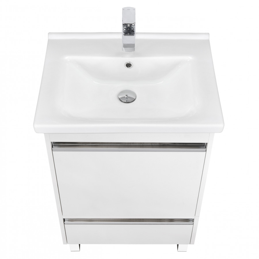 Тумба КАПРИ 60, подвесная, белая (под раковину МИРАНДА 60)