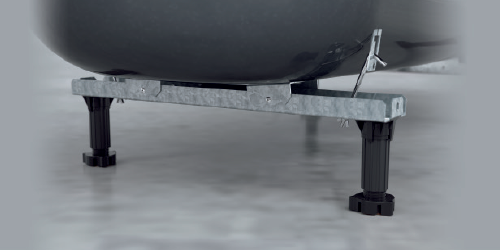 Ножки стальные универсальные для ванн HG, SG и ATLANTICA, b - 70/75/80 см., BLB 