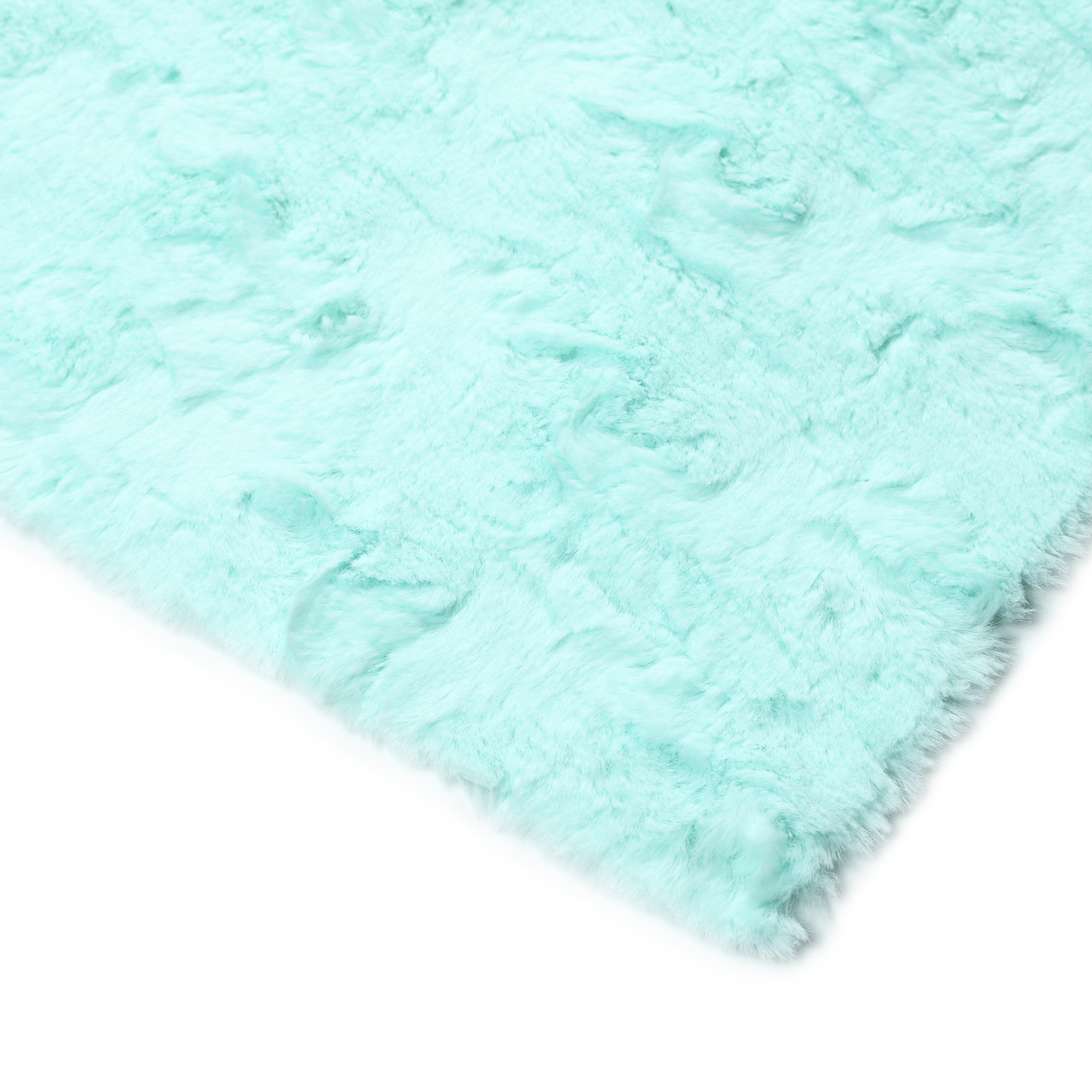 Коврик для ванной 1-ый Fixsen DELUX, FX-9040T бирюзовый, 70х120 см.