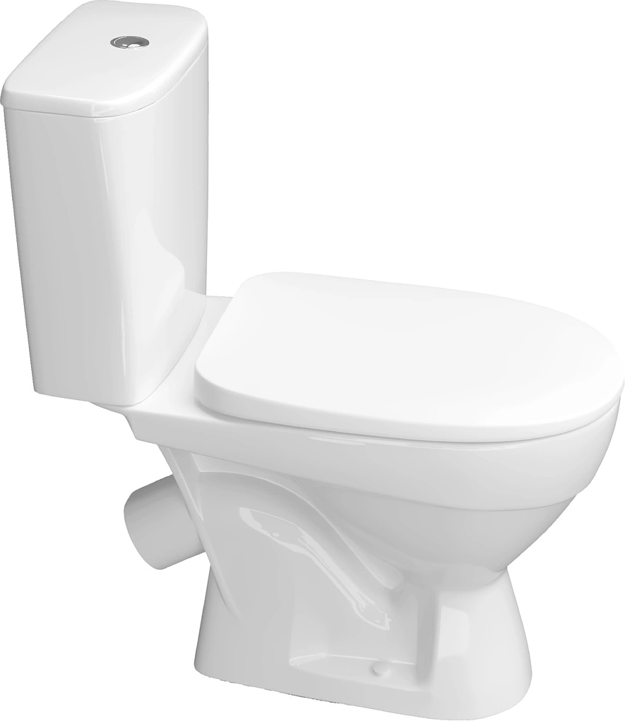 Унитаз-компакт КЕРАМИН ТОЛЕДО ЖСМЛ Soft Close двухрежимный, сиденье дюропласт с микролифтом CDB00029607 (4810531150916)