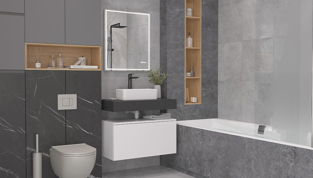 Столешница VELVEX Unit 80, графит