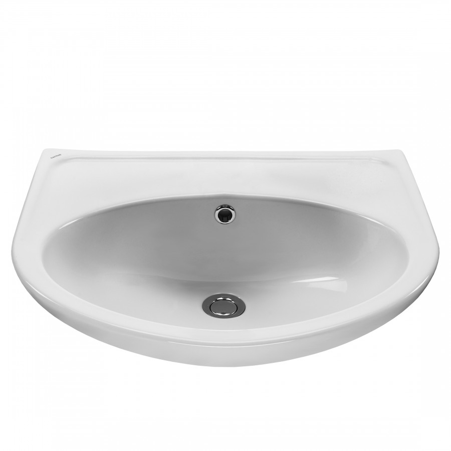 БОРЕАЛЬ Умывальник б/отв 60 см., хр.кольцо, крепление, САНТЕК