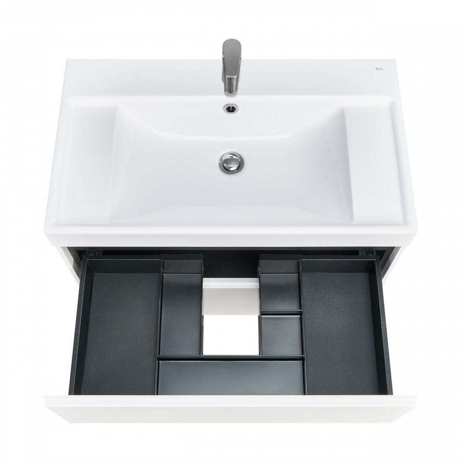 ONA Модуль для раковины 800 мм, 785x450x565 мм, с 2 ящиками, бел. матовый, ROCA