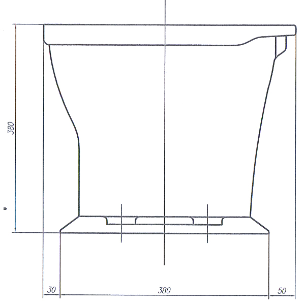 Унитаз "Дачный" в упаковке ЛЗСФ