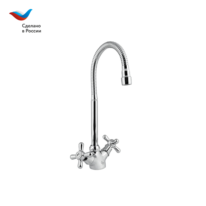 Смеситель для кухни СЛАВЕН Прораб СЛ-ДВ-О25 хром