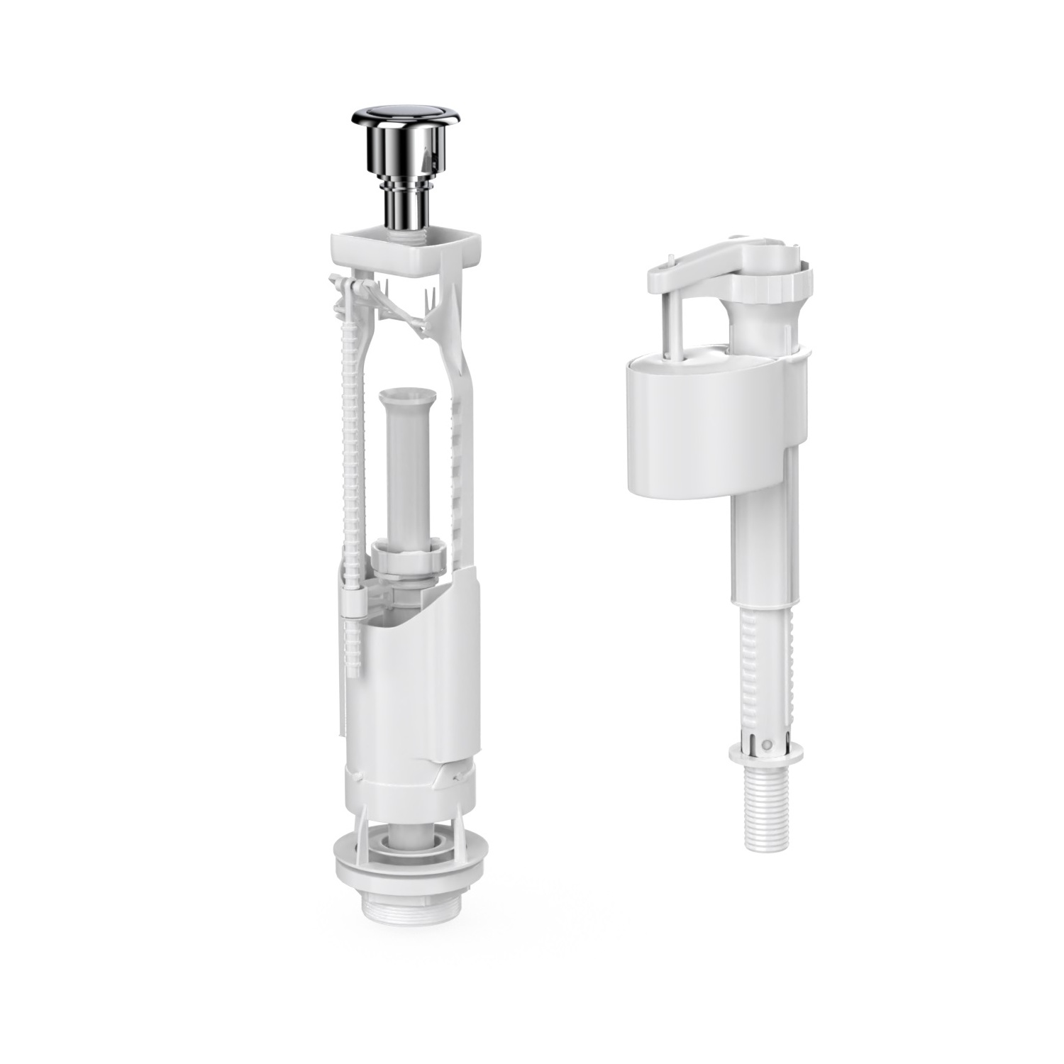 Комплект арматуры EKO 15 однокнопочный, старт/стоп, нижний клапан, BERGES