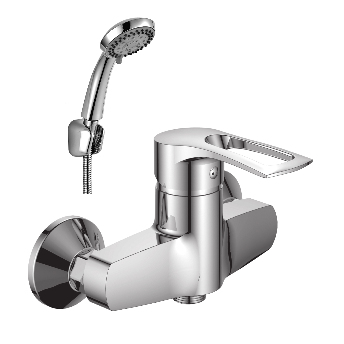 T40 Смеситель для душа, без излива(к/40), р/ОД, хром, ROS, T40-41