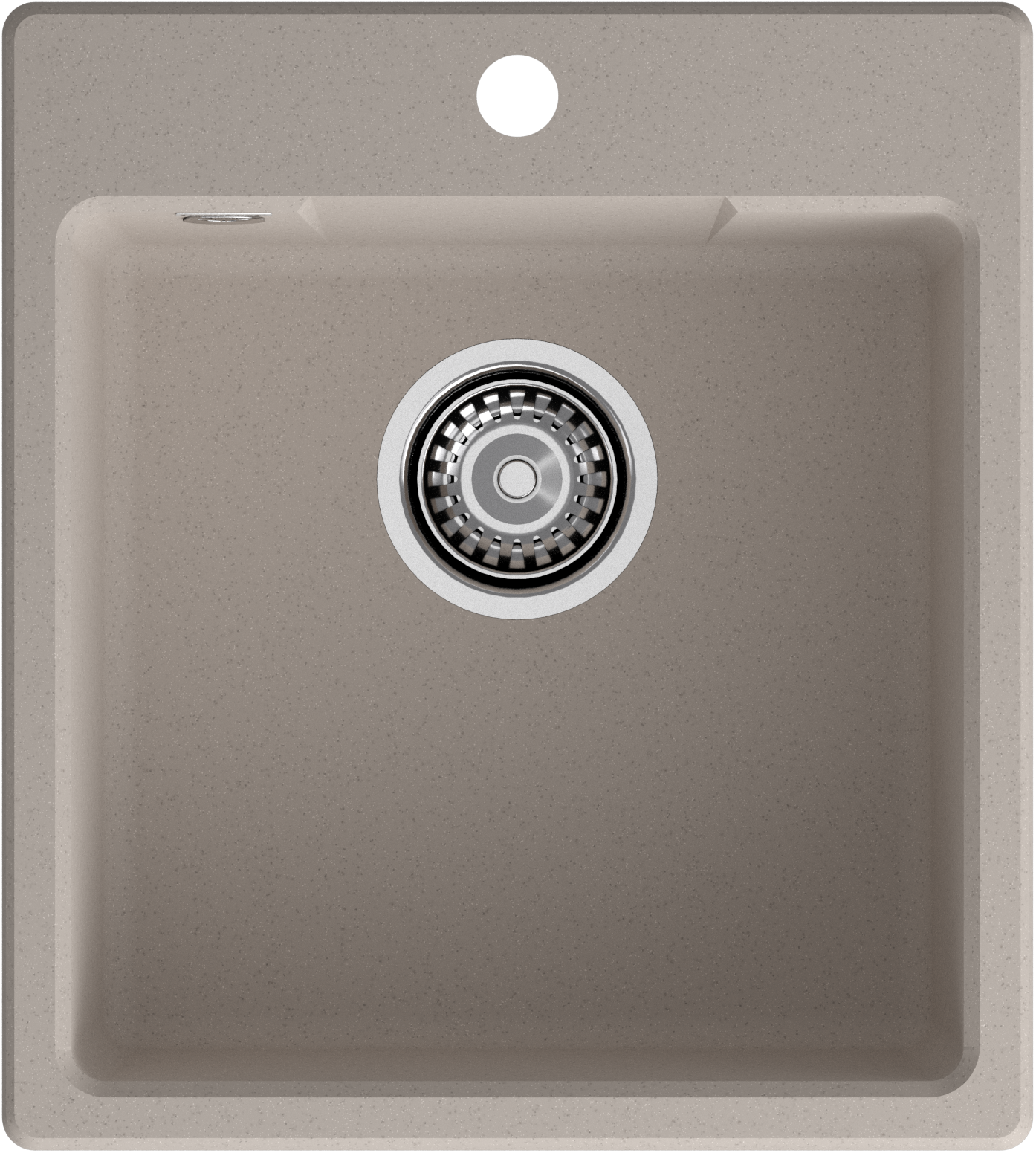 GRANFEST Мойка URBAN 644  1-чаша 440*490мм песочный арт.GF-UR-