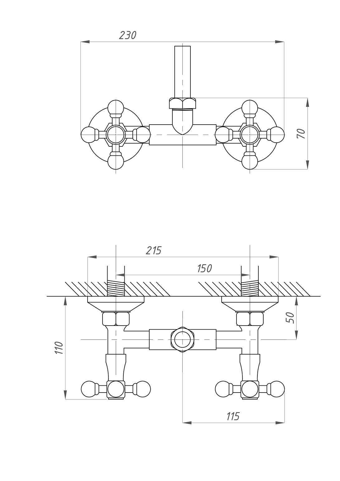 Душевая система ПСМ-ПРОФСАН ДУШ PSM-110-89 тип См-ДшДРНТр