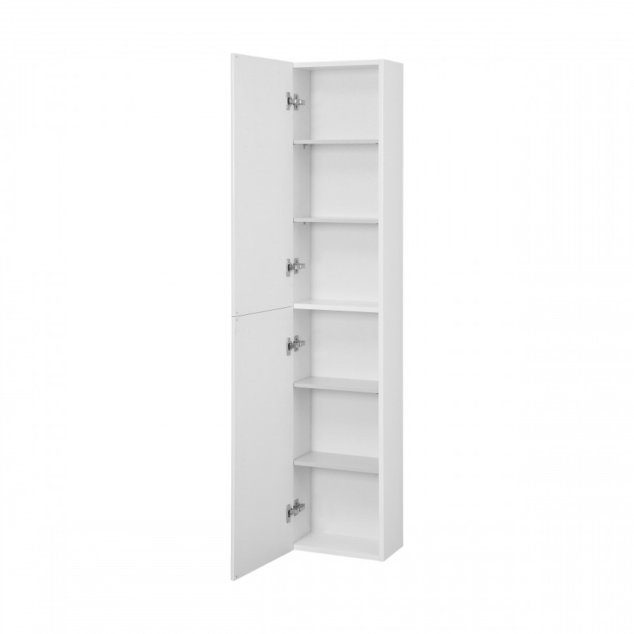 GAP Шкаф-колонна 35, левая, белый глянец, ROCA