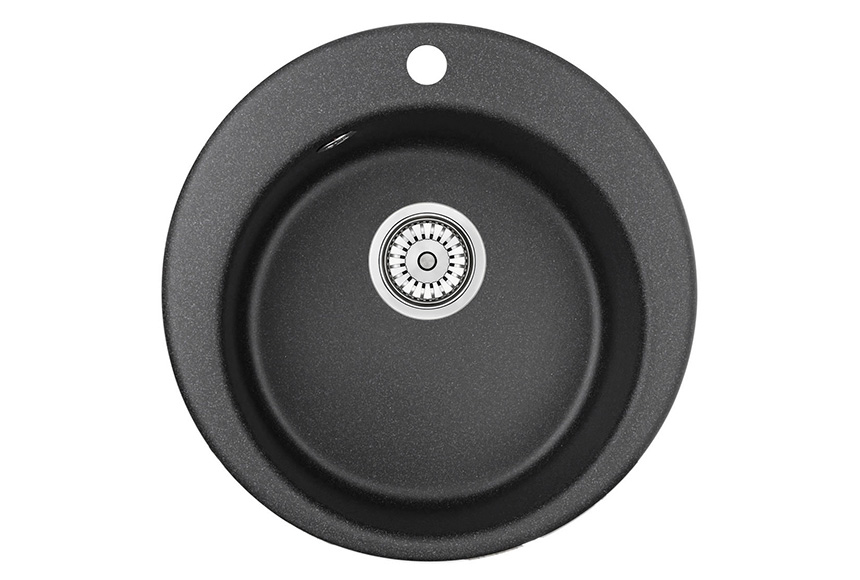 Кухонная мойка GRANULA (4801, ЧЕРНЫЙ)