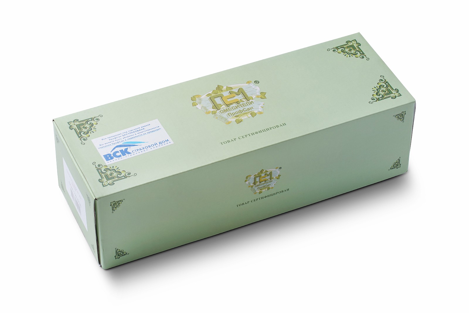 Смеситель для ванны с душем ПРОФСАН ПСМ-192-38 КВАДРО тип См-ВУОРНШлА 