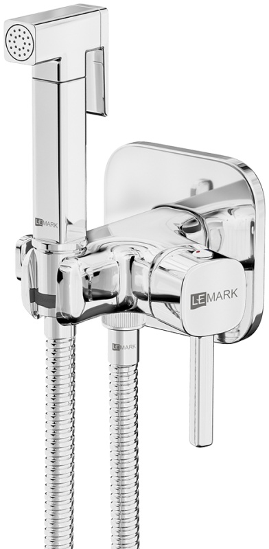 Solo Смеситель с гигиеническим душем, встраиваемый, хром,  LM7173C